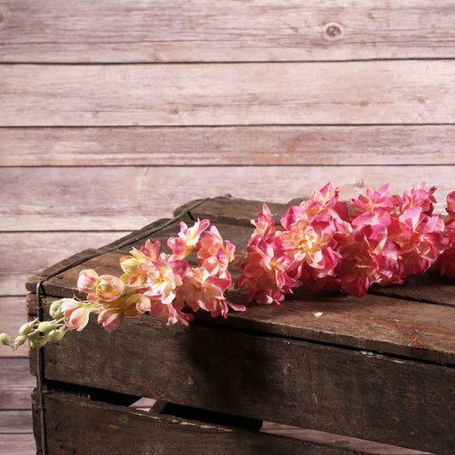 Delphinium Pink 102cm Artificial Silk Flowers - Lost Land Interiors