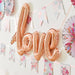 Truly Romantic Rose Gold Love Balloon - Lost Land Interiors