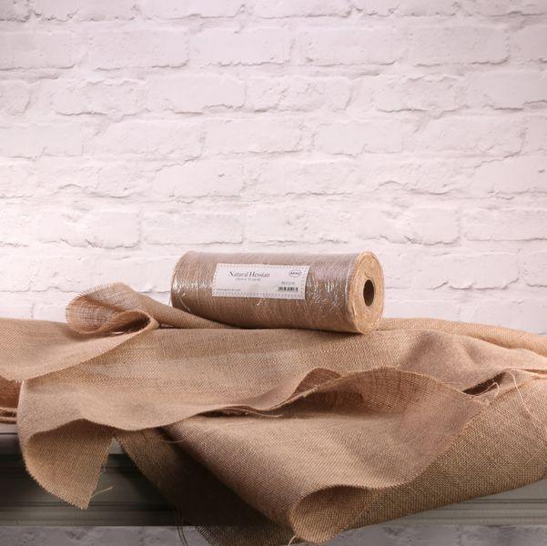 29cm x 10yds Natural Hessian - Lost Land Interiors