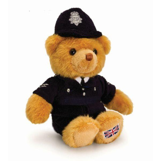 15cm London Policeman Bear Soft Toys - Lost Land Interiors