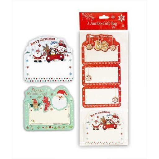 3 Large Christmas Gift Tags Gifting luggage Tags - Lost Land Interiors