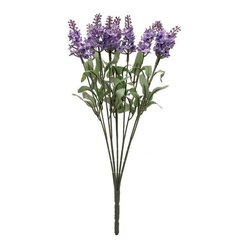 Flowering Lilac Lavender Bunch Artificial Flowers Silk - Lost Land Interiors