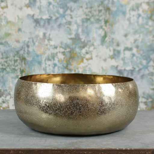Small Gold Mayfair Bowl (33cm x 13cm) - Lost Land Interiors
