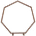 Wooden Heptagon Arch Natural  KD (223cm) - Lost Land Interiors