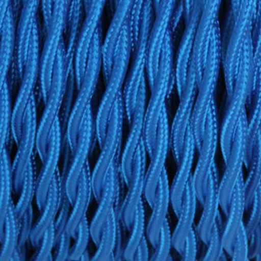 2 Core Twisted Electric Cable Blue color fabric 0.75mm~3020 - Lost Land Interiors