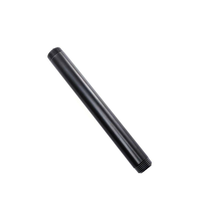 ¾ inch barrel nipple malleable Iron fitting Male BSPT 3/4in to Male BSPT 3/4in - Black Variable sizes from 2.5cm to 60cm~3613 - Lost Land Interiors