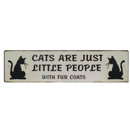 Cats Are Just Little People Plaque - Lost Land Interiors