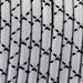 3 core Round Vintage Braided Fabric Black and White X Printed Coloured Cable Flex 0.75mm~2996 - Lost Land Interiors