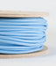 0.75mm 2 core Round Vintage Braided Light Blue Fabric Covered Light Flex~3027 - Lost Land Interiors