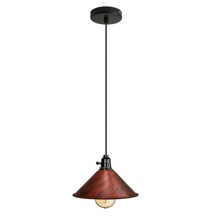 Vintage Industrial Metal Ceiling Pendant Shade Modern Hanging Retro Lights~2056 - Lost Land Interiors