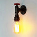 Vintage Industrial Ceiling Wall Light Lamp Metal Water pipe Rustic Steam punk UK~2168 - Lost Land Interiors