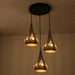 Vintage Industrial Ceiling Pendant Light Retro Loft Style Metal + Crystal Lamp~2167 - Lost Land Interiors
