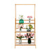 Bamboo Plant Frame Three Layers Outdoor Garden Decoration--Natural - Lost Land Interiors