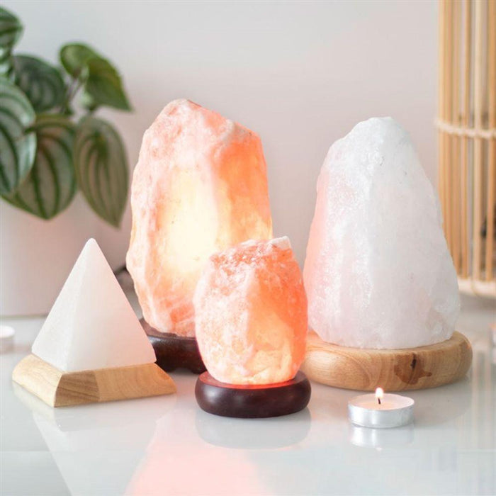 Himalayan Salt Rock Aroma Lamp (1.5-2kg) - Enhance Your Space with Aromatherapy - Lost Land Interiors