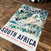 Vintage Metal Sign - Retro Travel Advertising, Visit South Africa - Lost Land Interiors