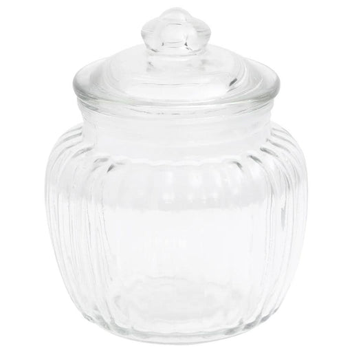 150712 Storage Jars 6 pcs 500 ml Glass - Lost Land Interiors