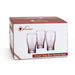 Set of 6 Traditional Tulip Beer Glass Tumblers - 570ml (19.2oz) Beer Pint Glasses - Lost Land Interiors